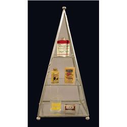 Small Glass Pyramid Showcase