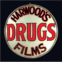 Hardwoods Drugs Tin Canister Sign