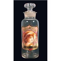 Gelatin Label Under Glass Jar