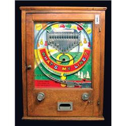 Coin Operated Whats My Line Machine