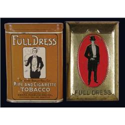 Two Full Dress Tobacco Pocket Tins
