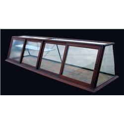 Double Slant Front Oak Display Case