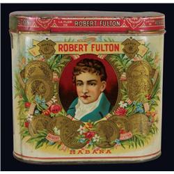 Robert Fulton Cigar Tin, 50s
