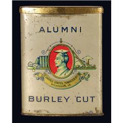 Alumni Burley Cut Tobacco Pocket Tin