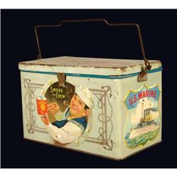 U S Marine Cut Plug Tobacco Tin