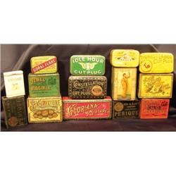14 Misc. Tobacco Tins including