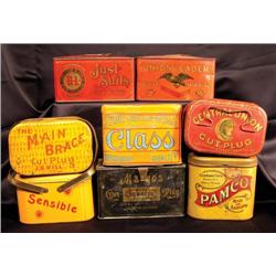8 Misc. Tobacco Tins including