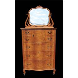 High Boy Dresser w/mirror