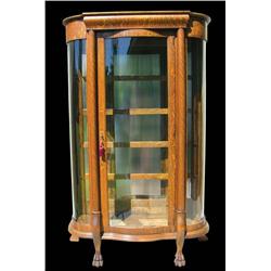 Curved Glass Cabinet