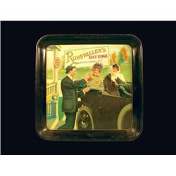 Ruhstallers Gilt Edge Beer Tin Tray
