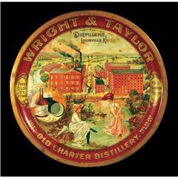 Wright and Taylor Tin Serving Tray
