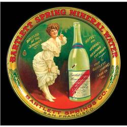 Bartlett Spring Mineral Water Tin Tray