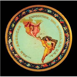 1901 Pan-American Exposition Tin Tray