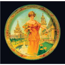 Ruhstallers Gilt Edge Lager Tin Tray