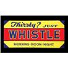 Image 1 : Whistle Brand Embossed Tin Sign