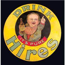 Early Hires Root Beer Cardboard Sign
