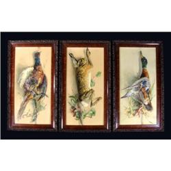Set of Three Game Bird Animal Prints