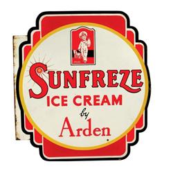 Sunfreeze Ice Cream Porcelain Sign