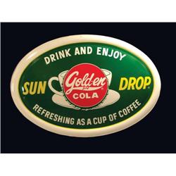 Sun Drop Golden Girl Cola Tin Sign