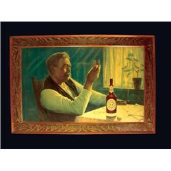 Jesse Moore, A.A. Bourbon Tin Sign
