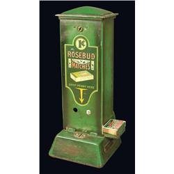 Rosebud 1 cent Match Dispenser