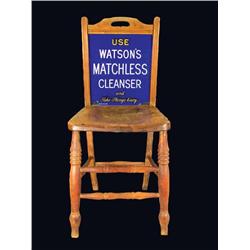Porcelain Advertising Chair