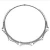 Image 1 : Natural 4.09 CTW Diamond Necklace 14K White Gold - REF-437Y4N