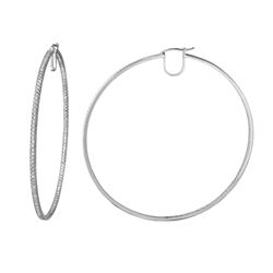 Natural 4.44 CTW Diamond Earrings 14K White Gold - REF-407M7F
