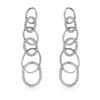 Image 1 : Natural 0.71 CTW Diamond Earrings 14K White Gold - REF-90M2F