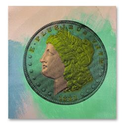 Steve Kaufman (1960-2010), "1881 Coin" Hand Signed and Numbered Limited Edition Hand Pulled silkscre