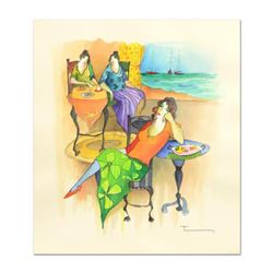Itzhak Tarkay (1935-2012), Original Mixed Media Watercolor, Hand Signed with Letter of Authenticity.