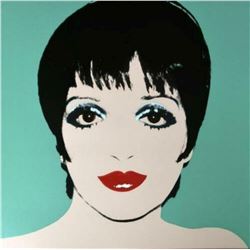 Andy Warhol- Screenprint in colors "Liza Minnelli (Green)"