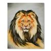 Image 1 : Martin Katon, "Black Maned Lion" Original Oil Painting on Canvas, Hand Signed with Letter Authentici