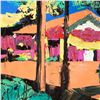 Image 3 : Paul Blaine Henrie (1932-1999), "Afternoon on Olivera St" Hand Signed Original Painting on Canvas (3