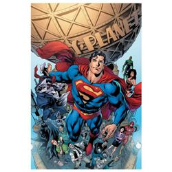 DC Comics, "Superman #19" Numbered Limited Edition Giclee on Canvas by Ivan Reis with COA.