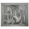 Image 1 : Mark Kostabi "Fault Lines" Hand Signed Original Artwork with COA.