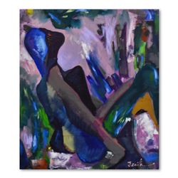 Jenik Cook, Original Acrylic Painting on Gallery Wrapped Canvas (32" x 38"), Hand Singed with Letter