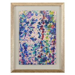 Wyland, "Pollack Coral Reef" Framed Original Watercolor Painting, Hand Signed with Letter of Authent