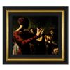 Image 1 : Fabian Perez, "Study Tablado Flamenco V" Framed Hand Textured Limited Edition Giclee on Board. Hand 
