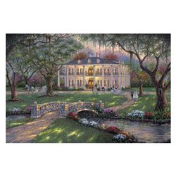 Robert Finale, "Autumn Memories" Hand Signed, Artist Embellished Limited Edition on Canvas with COA.