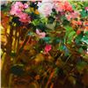 Image 2 : Ming Feng, "Fragrant Garden" Original Oil Painting on Canvas, Hand Signed with Letter of Authenticit