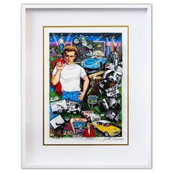 Charles Fazzino- 3D Construction Silkscreen Serigraph "Forever James Dean"