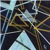 Image 2 : George Marlowe, "Angles" Original Acrylic Painting on Gallery Wrapped Canvas, Hand Signed with Lette