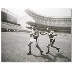 Licensed Photograph (40" x 30") of the Heavyweight Champs Muhammad Ali and Ken Norton.