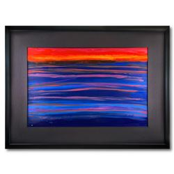 Wyland, "Conas Dawn" Hand Signed Original Painting on Board with Letter of Authenticity.