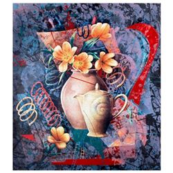 Yankel Ginzburg, "Tea In The Afternoon" Hand Signed Limited Edition Serigraph with Letter of Authent