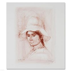 "Magda" Limited Edition Lithograph by Edna Hibel (1917-2014), Numbered and Hand Signed with Certific