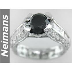 Estate Gem 1.50 ct Green Amethyst & Diamond Pendant 14k