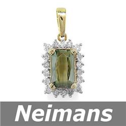Antique 4.50 ct Certified Emerald & VS Diamond Ring 14k