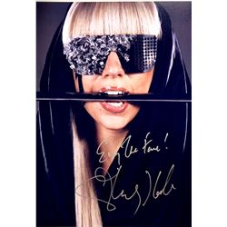 Lady Gaga Autograph Signed Photo